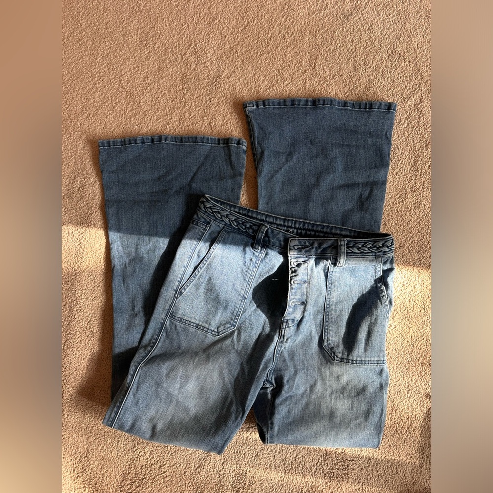 Volcom Stone Flare Denim with Braided waist